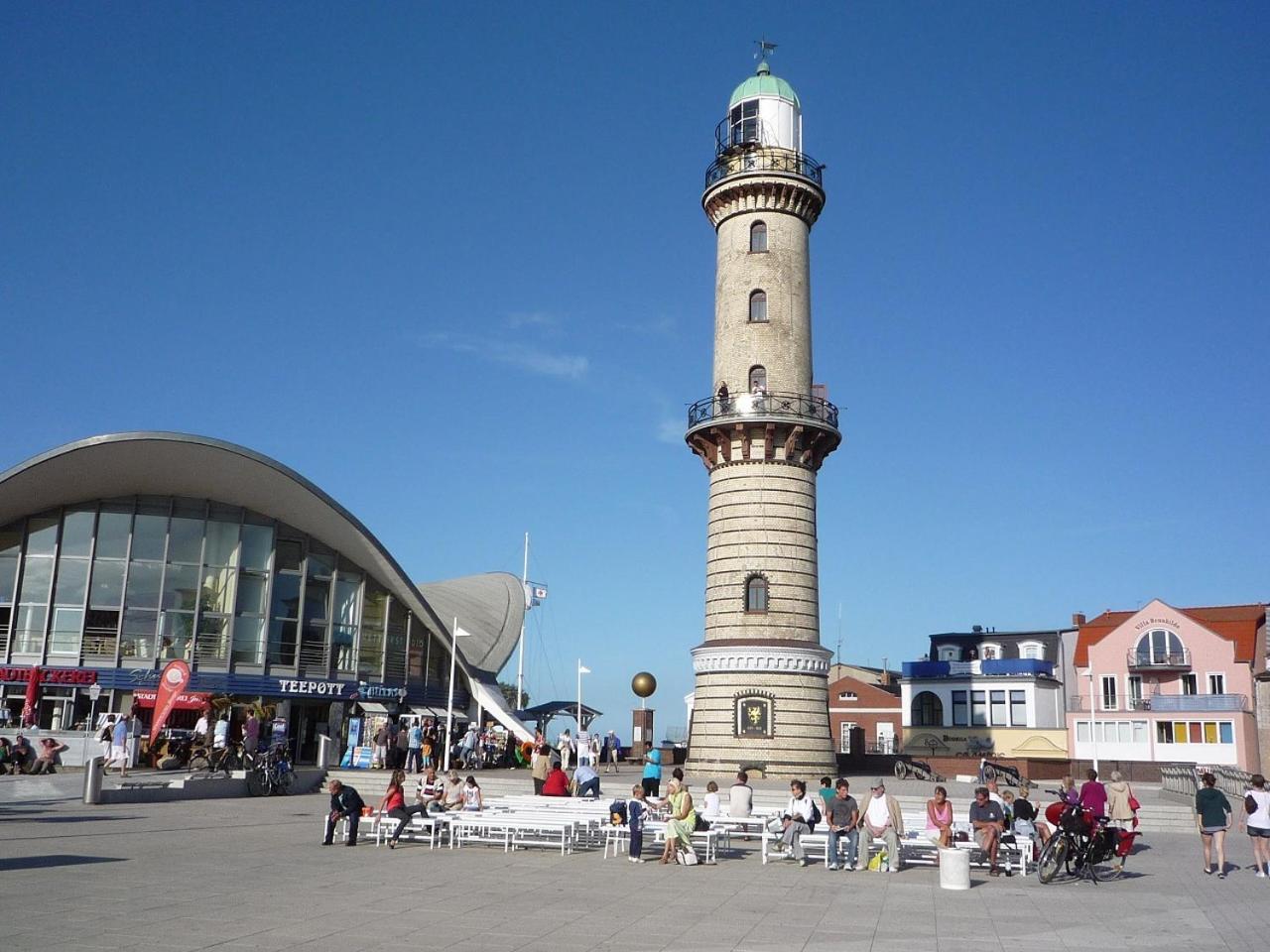 Apartament Berringer, Leuchtfeuer, Direkt An Der Promenade Rostock Zewnętrze zdjęcie